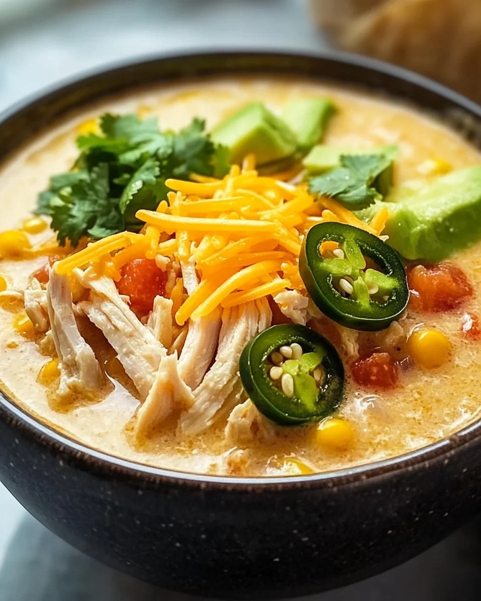 Creamy Chicken Tortilla Soup
