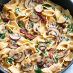 Creamy Tuscan Mushroom Pasta Skillet That's Pure Comfort
