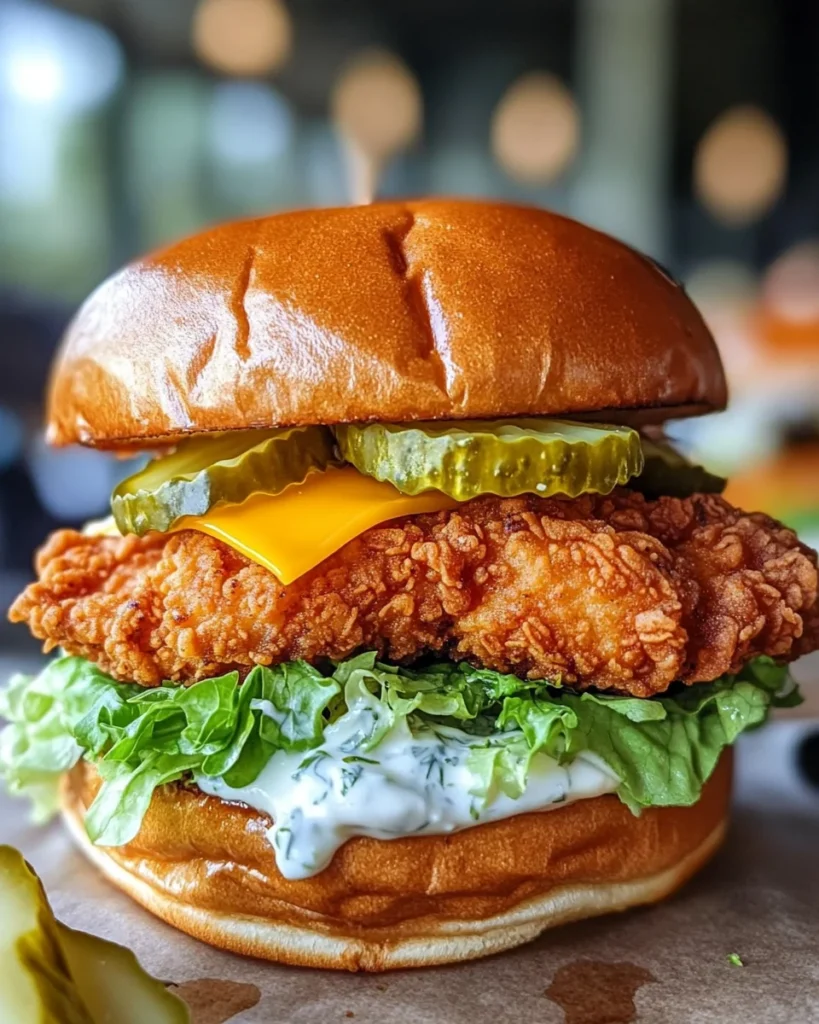Crispy Dill Chicken Sandwich Recipe