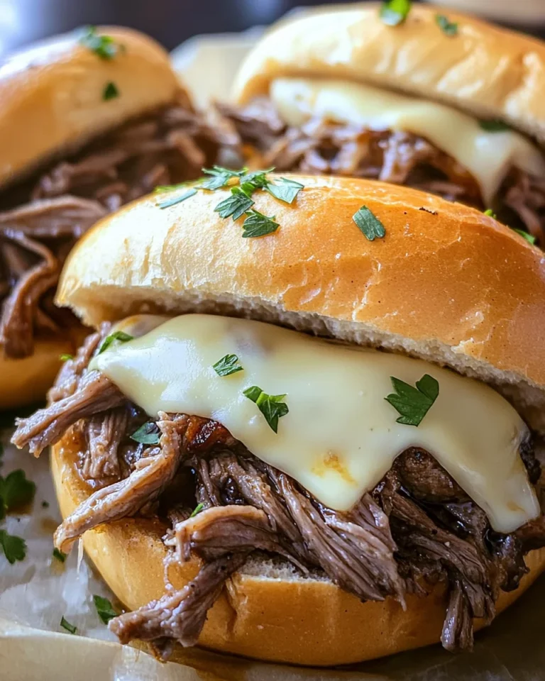 Crockpot French Dip Sandwiches
