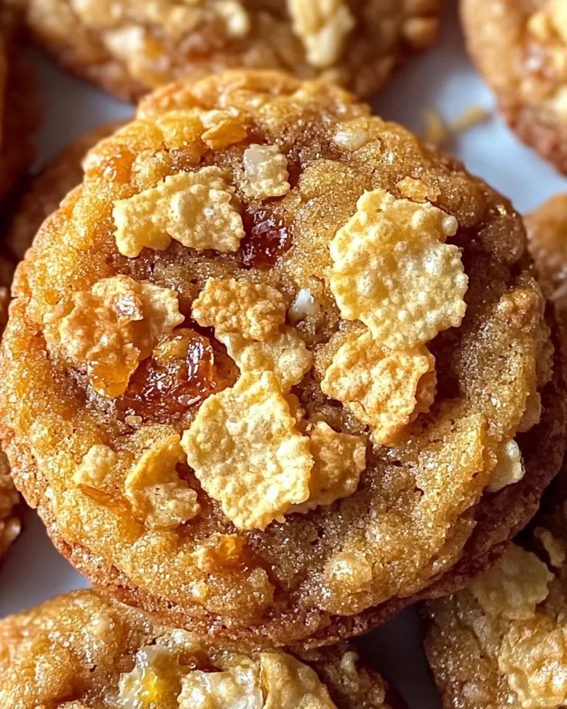 Crunchy Cornflake Toffee Cookies for Irresistible Indulgence