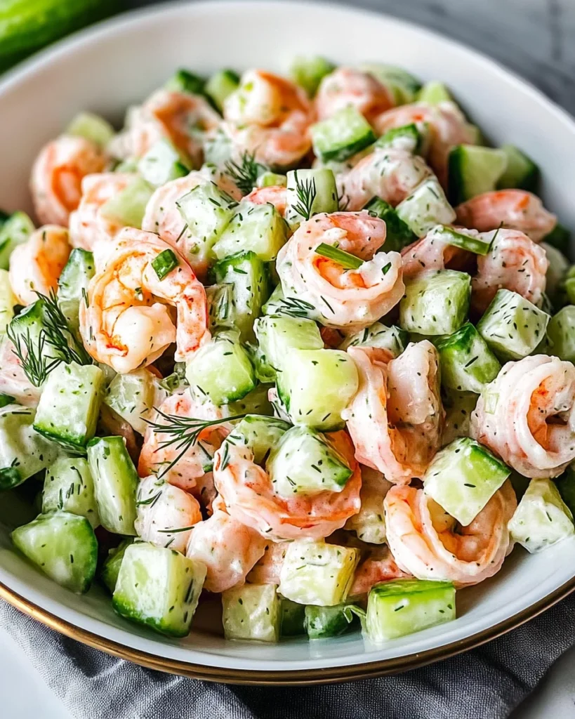 Cucumber Shrimp Salad