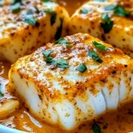 Delicious Cod in Roasted Red Pepper Sauce in Just 30 Minutes