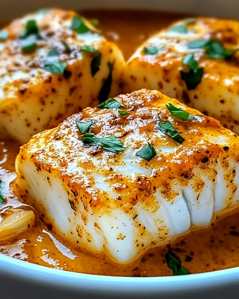 Delicious Cod in Roasted Red Pepper Sauce in Just 30 Minutes