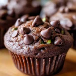 Double Chocolate Zucchini Muffins