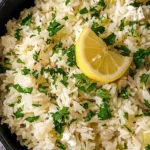 Feta Cheese Rice with Lemon Recipe