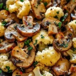 Flavor-Packed Garlic Mushrooms Cauliflower Skillet for Easy Dinners