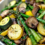 Flavorful Asparagus with Zucchini and Squash