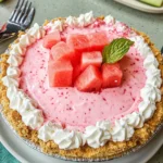 Fluffy Watermelon Pie