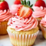 Fresh Strawberry Cupcakes