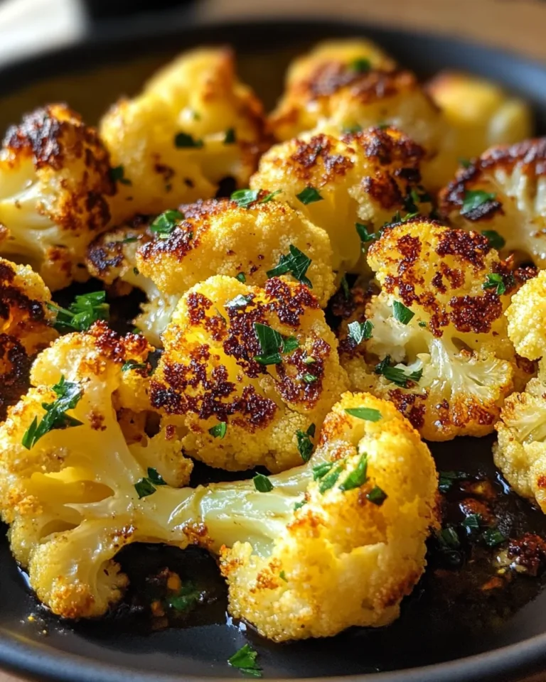 Garlic Butter Roasted Cauliflower: A Flavorful Delight!