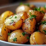 Garlic Sauce Baby Potatoes