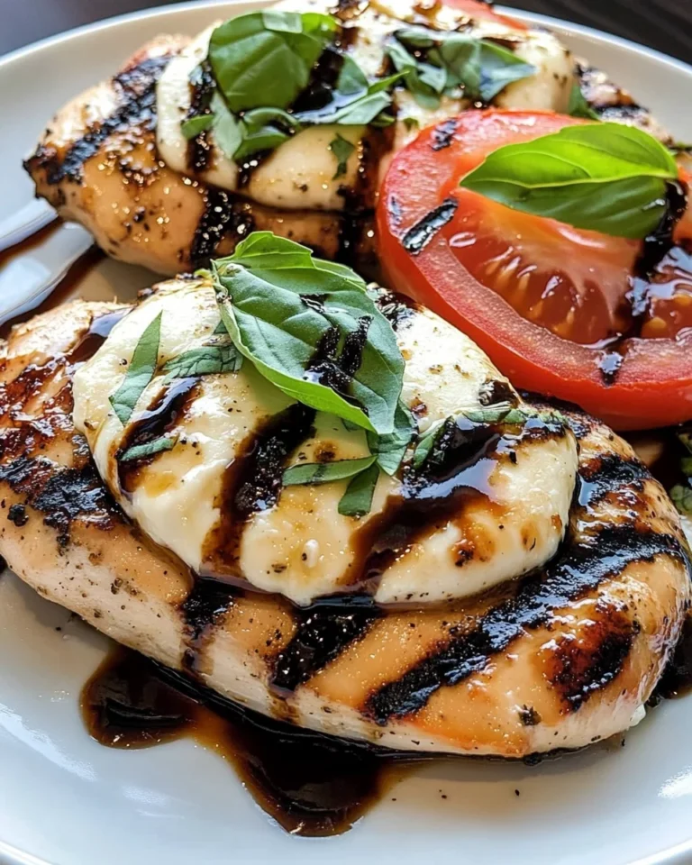Grilled Chicken Caprese