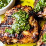 Grilled Chicken Thighs with Chimichurri