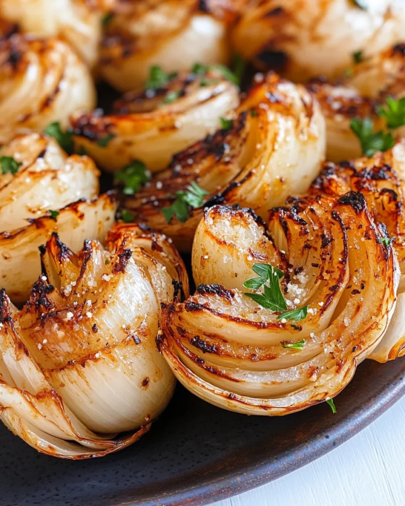 Grilled Onion Blossoms