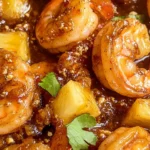 Hawaiian Garlic Shrimp with a Sweet Twist