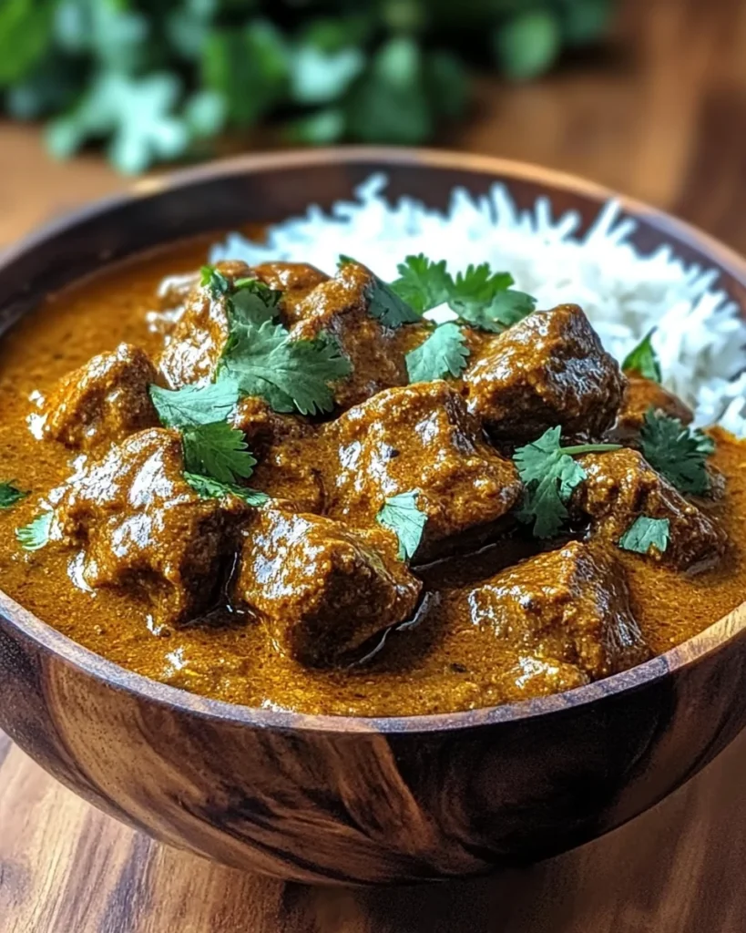 Heavenly Slow Cooker Indian Beef Curry for Cozy Nights