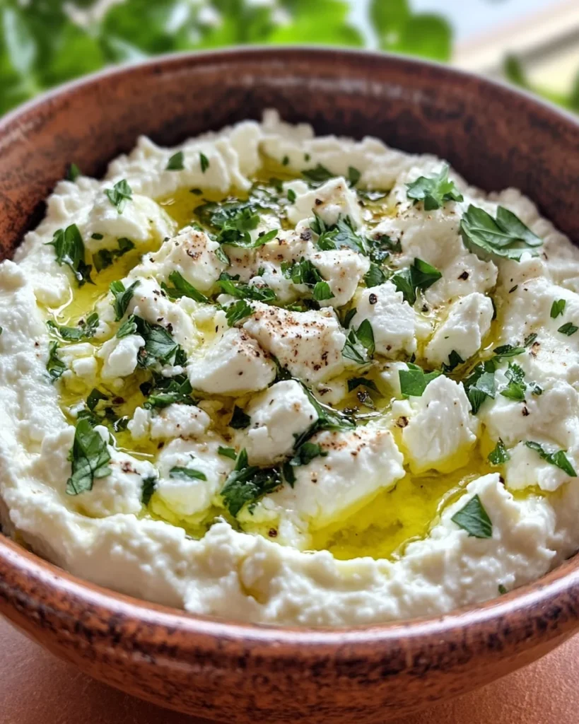 Herb and Feta Olive Oil Dip