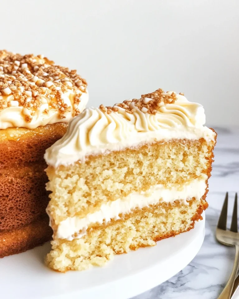 Honey Cake with Marshmallow Buttercream
