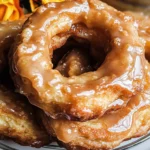 Hot Buttered Rum Glazed Crullers
