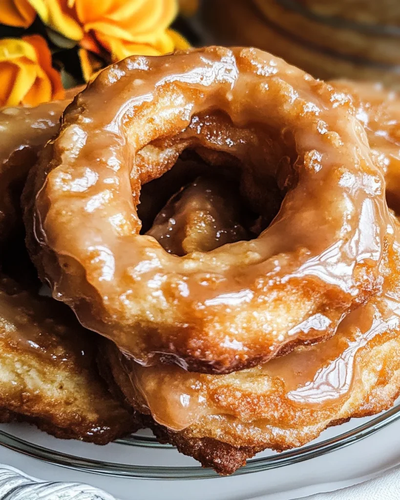 Hot Buttered Rum Glazed Crullers