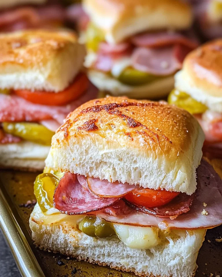 Hot Italian Sub Sliders