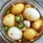 Hot & Spicy Garlic Pickled Eggs Recipe