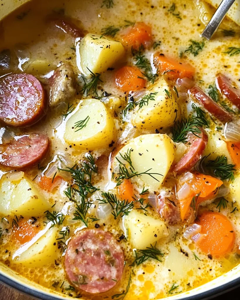 Kielbasa Potato Soup