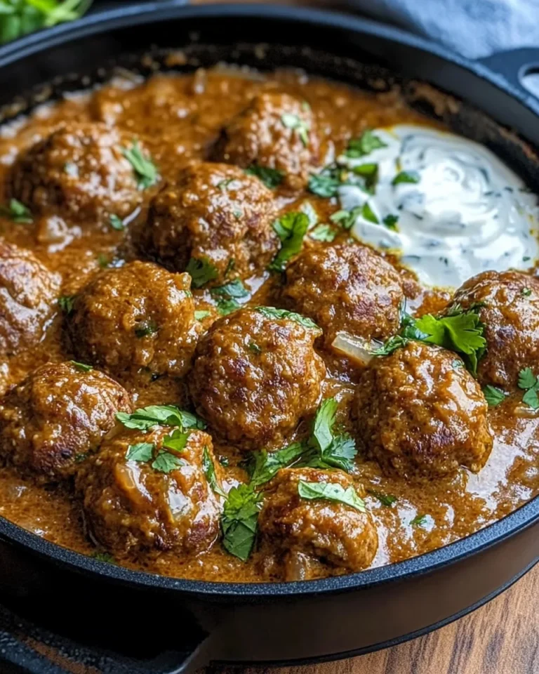 Lamb Kofta Curry with Mint Yoghurt