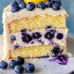 Lemon Blueberry Layer Cake