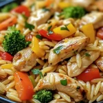 Lemon Chicken & Veggie Orzo Stir Fry: An Amazing Ultimate Recipe