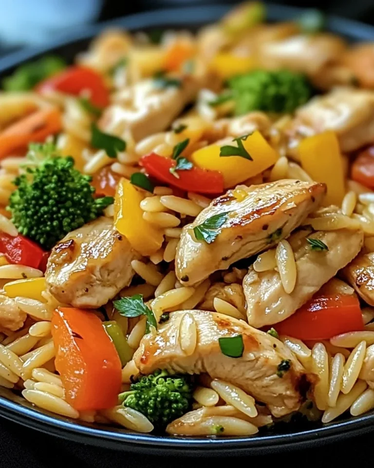 Lemon Chicken & Veggie Orzo Stir Fry: An Amazing Ultimate Recipe