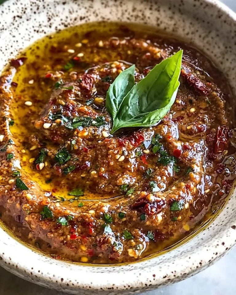 Mediterranean Sun Dried Tomato Garlic Olive Oil Dip