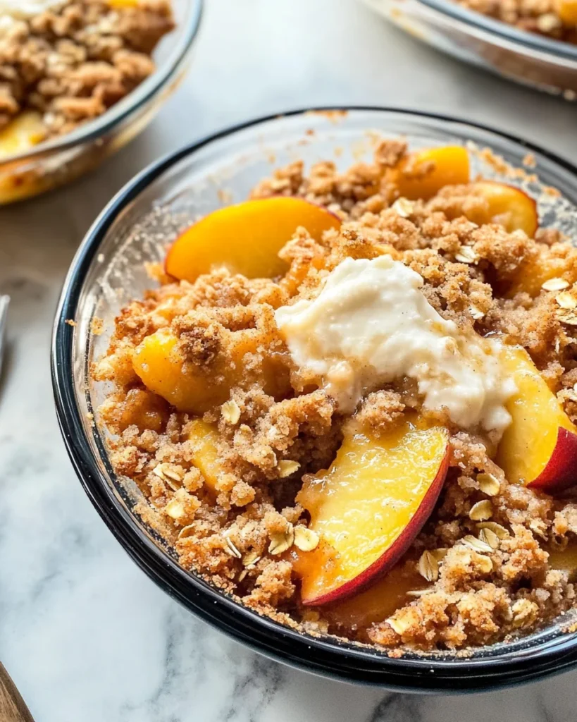 Peach Crisp