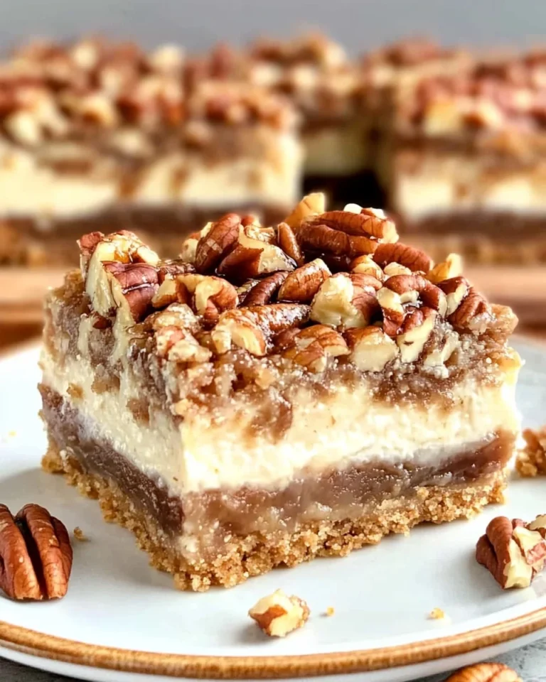 Pecan Pie Cheesecake Bars