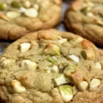 Pistachio & White Chocolate Chip Cookies