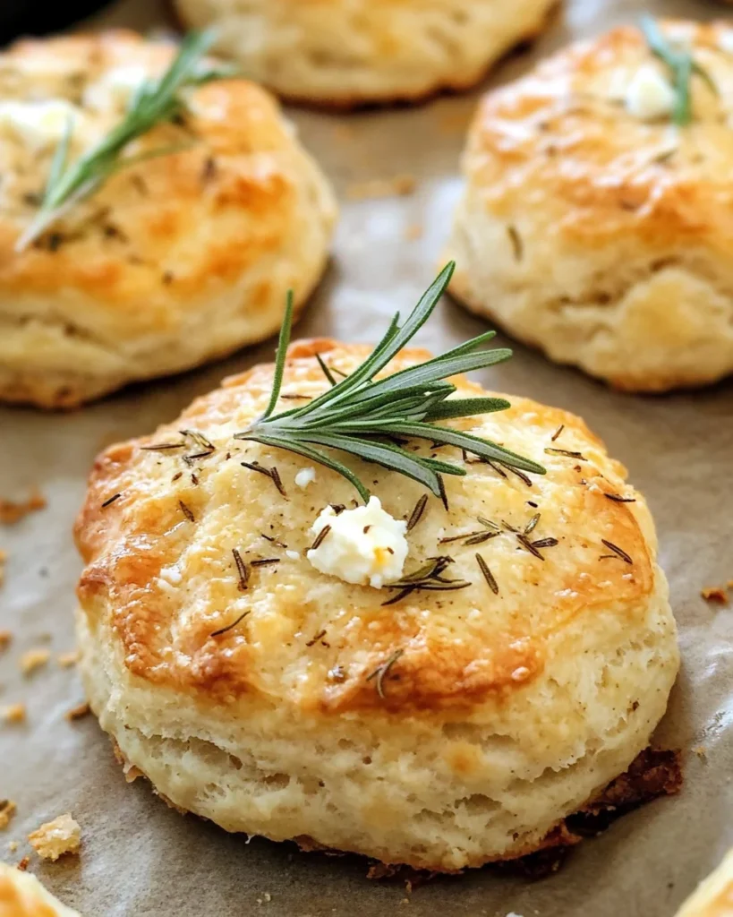 Rosemary Goat Cheese Biscuits