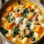 Savory Butternut Squash Gnocchi Soup