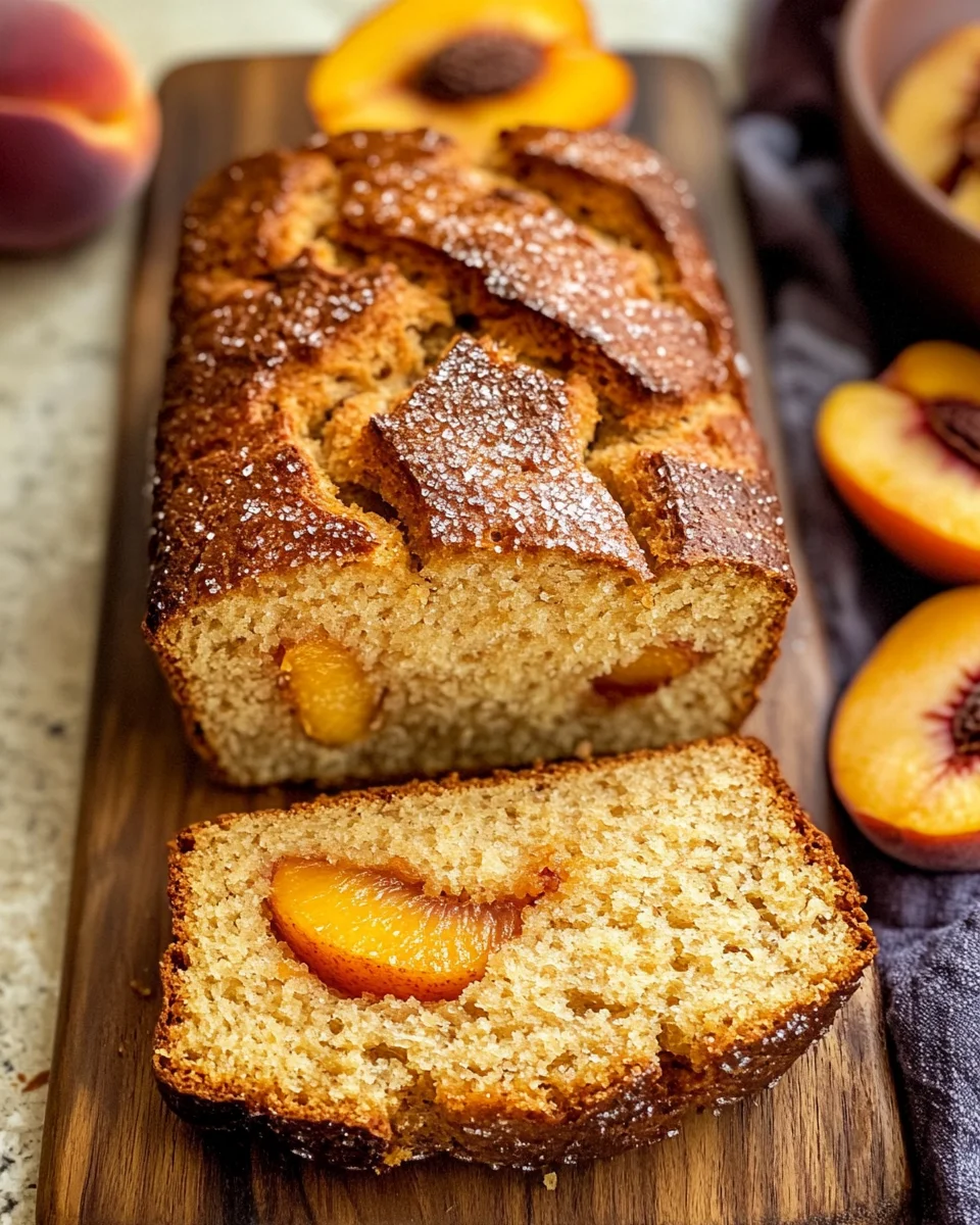Spiced Peach Bread