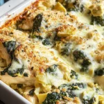 Spinach Artichoke Chicken Bake