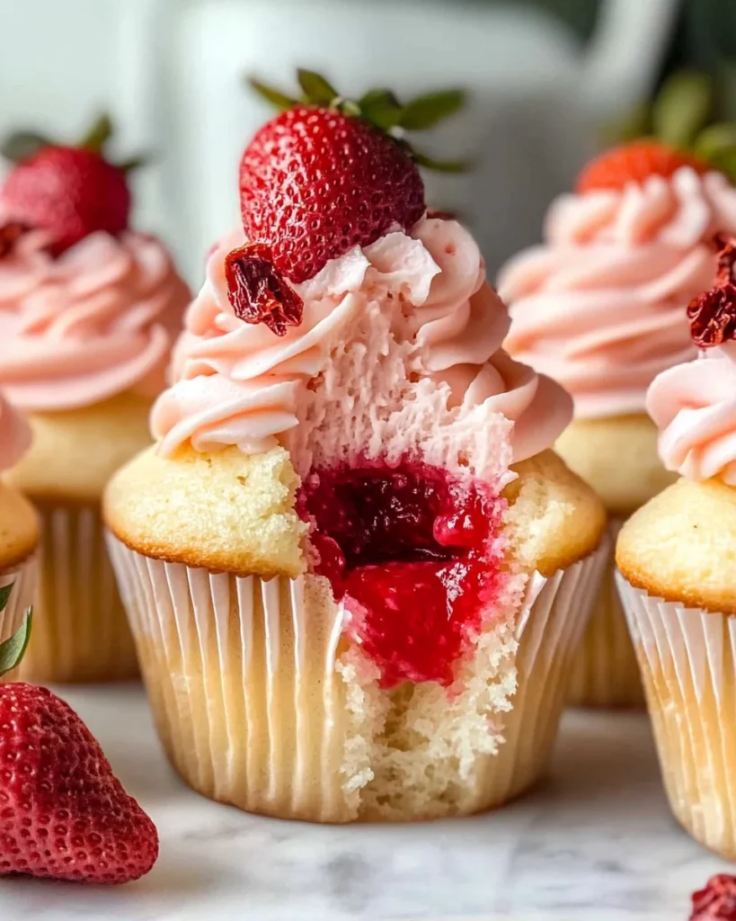 Strawberry Cupcakes