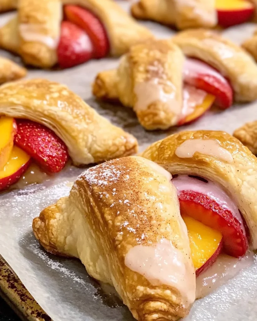 Strawberry Peach Pie Bites