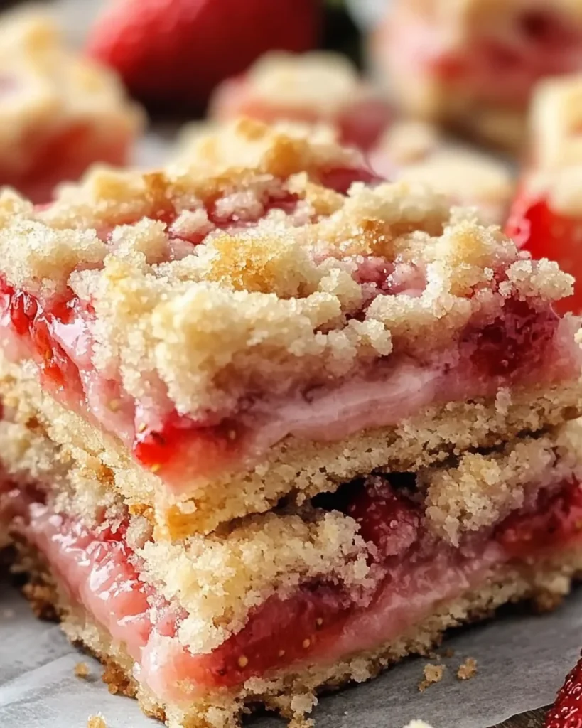 Strawberry Shortcake Bars Recipe