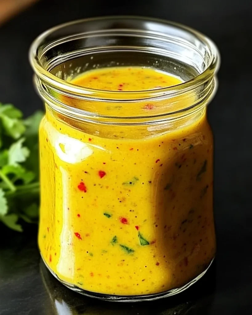 Sweet and Spicy Mango Salad Dressing