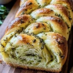 Swirled Garlic Herb Bread