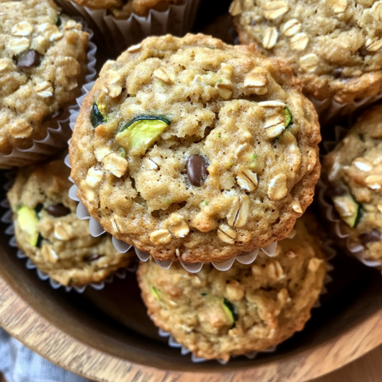 Zucchini Oatmeal Muffins