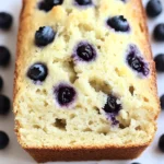 lemon blueberry sourdough quick bread