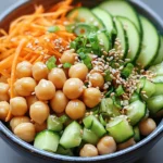 peanut chickpea snack bowl (plant-based)
