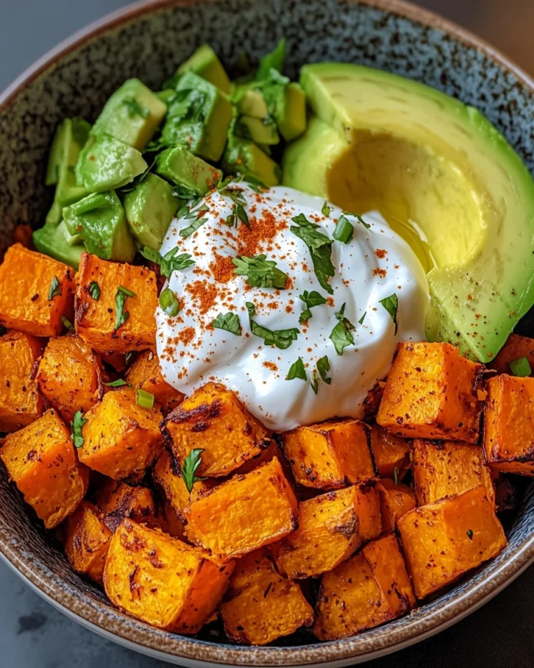 sweet potato snack bowl (easy & healthy)