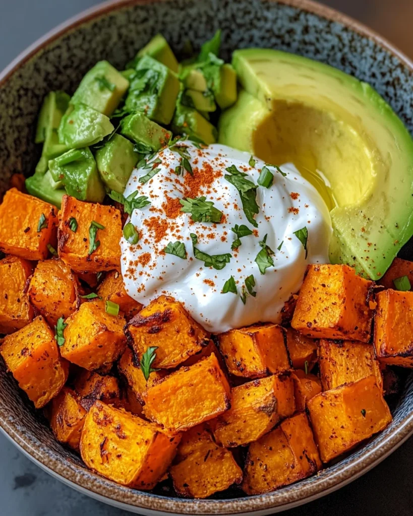 sweet potato snack bowl (easy & healthy)